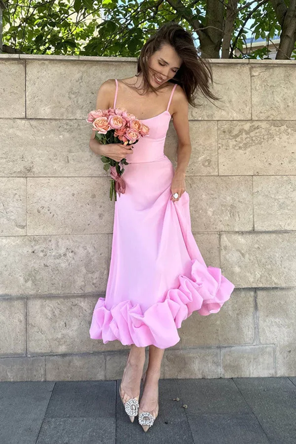 A-line Newest Long Prom Dresses, Sweet Wedding Guest Dresses, Elegant Bridesmaid Dresses