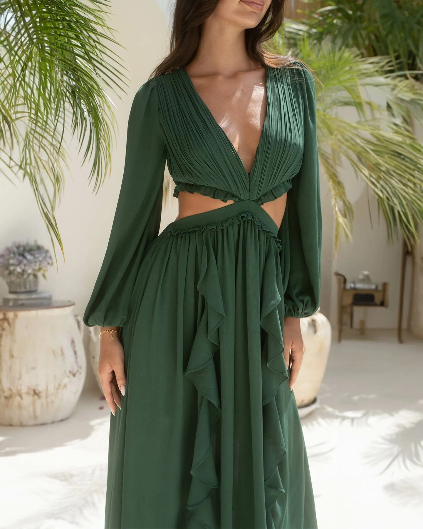 Amara Dress - Green