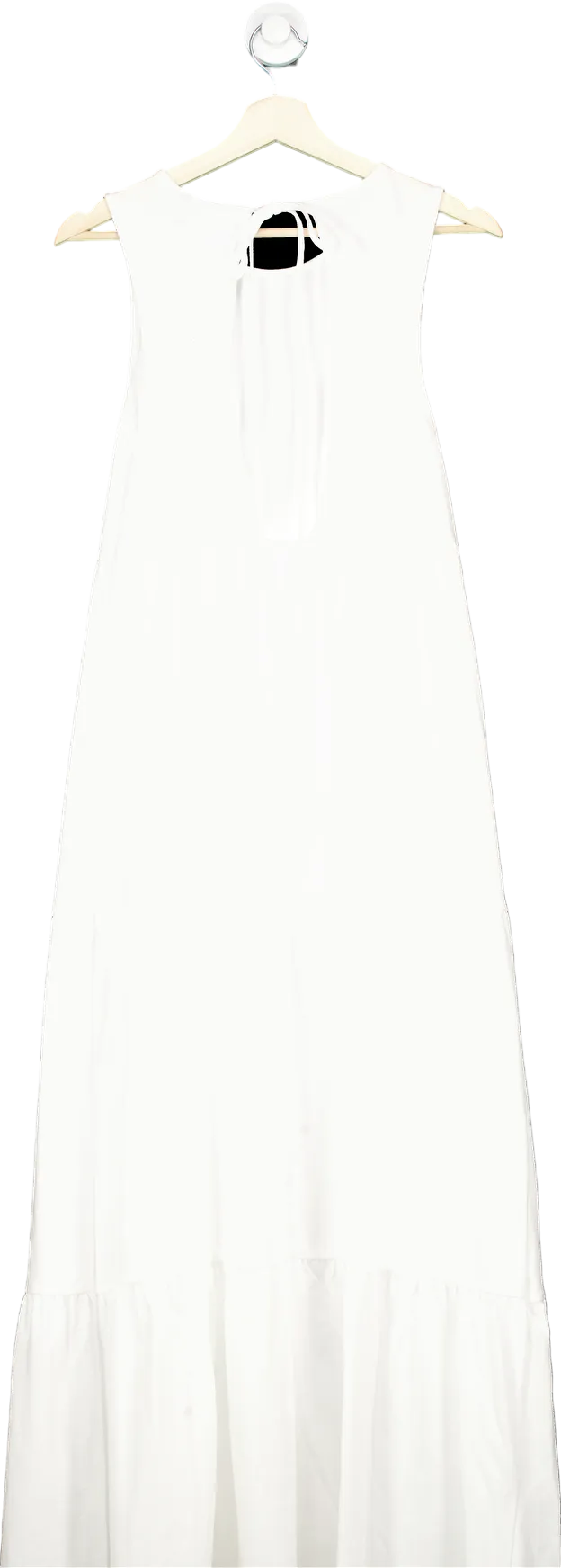 ASOS DESIGN White Sleeveless Maxi Dress UK 8