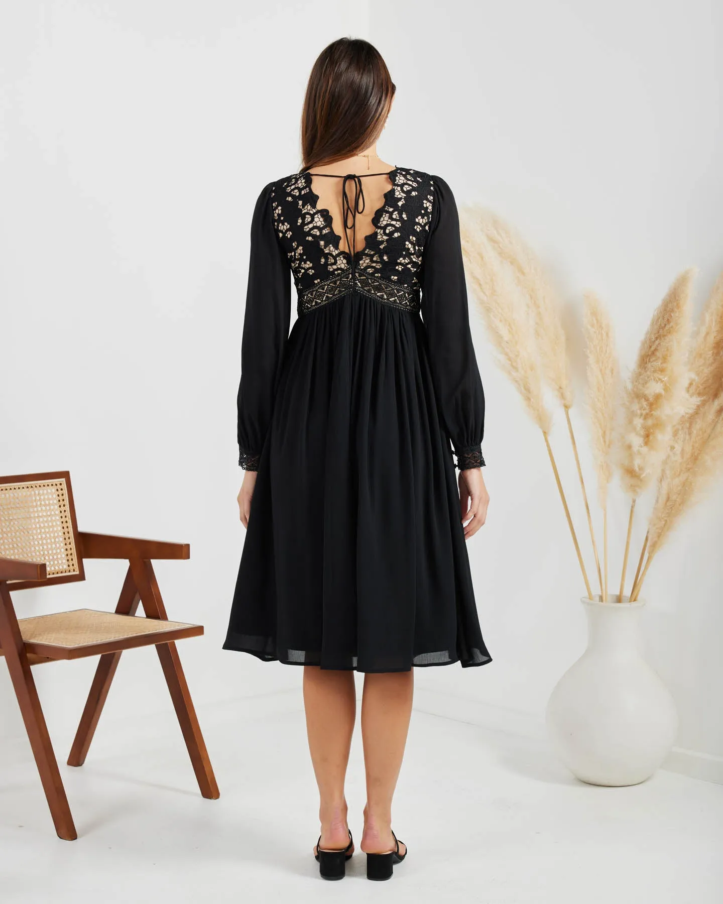 Colada Dress-Black