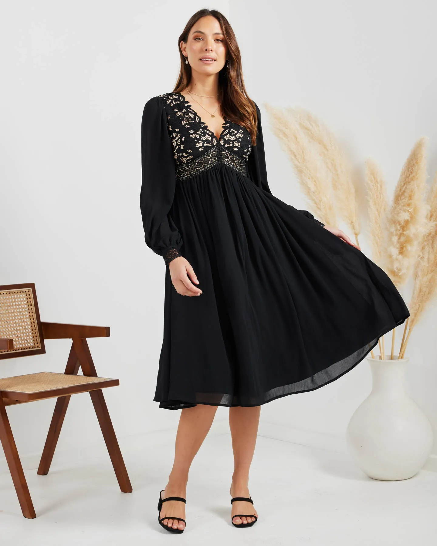 Colada Dress-Black