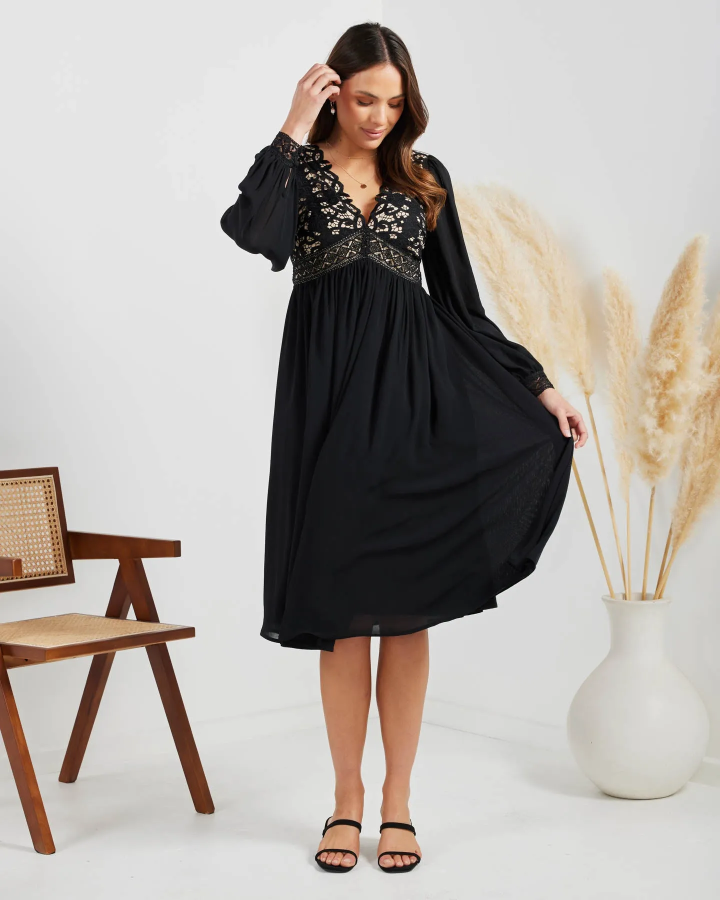 Colada Dress-Black