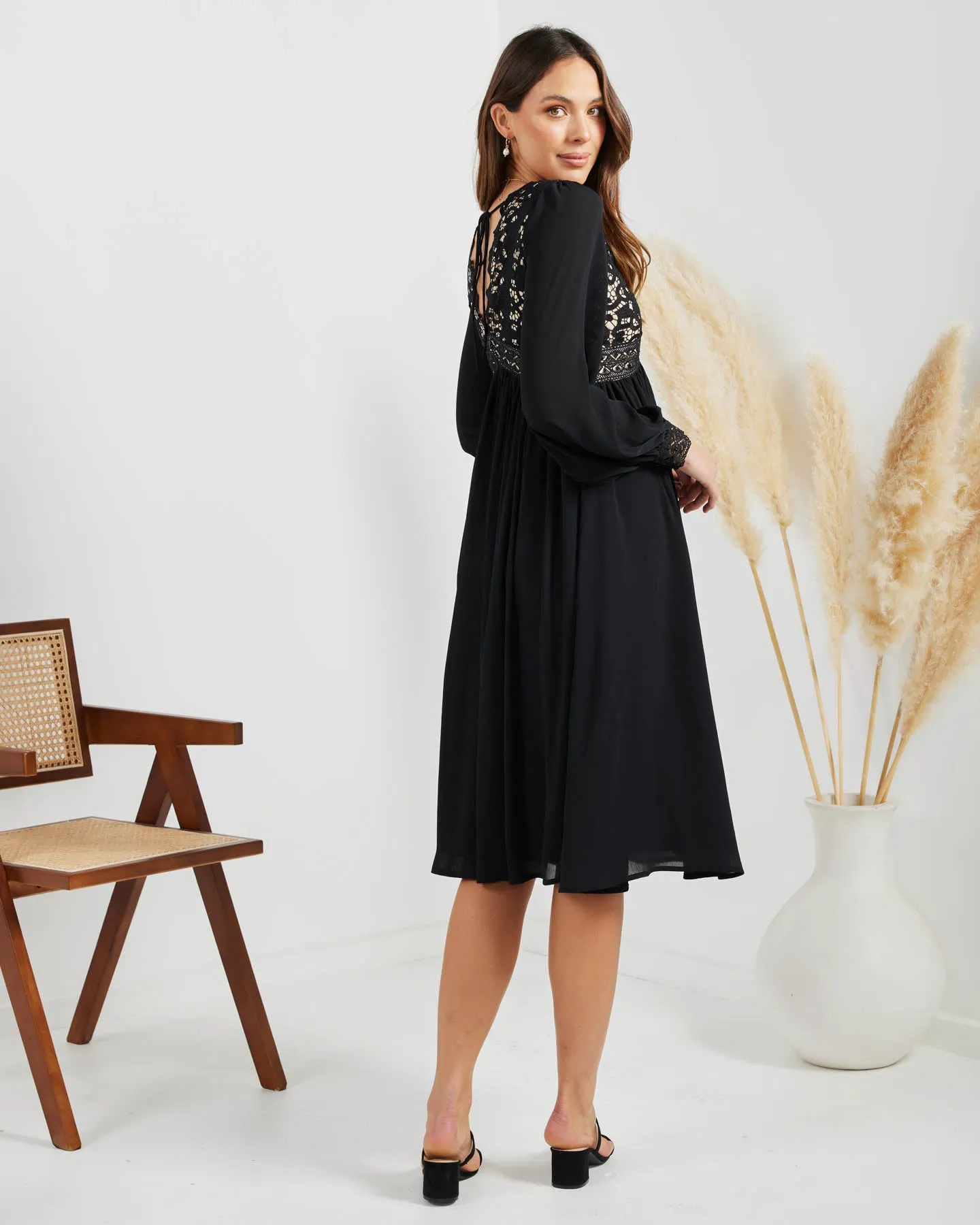 Colada Dress-Black