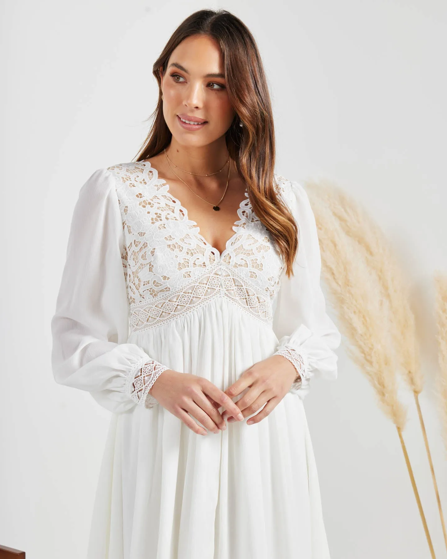 Colada Dress-White