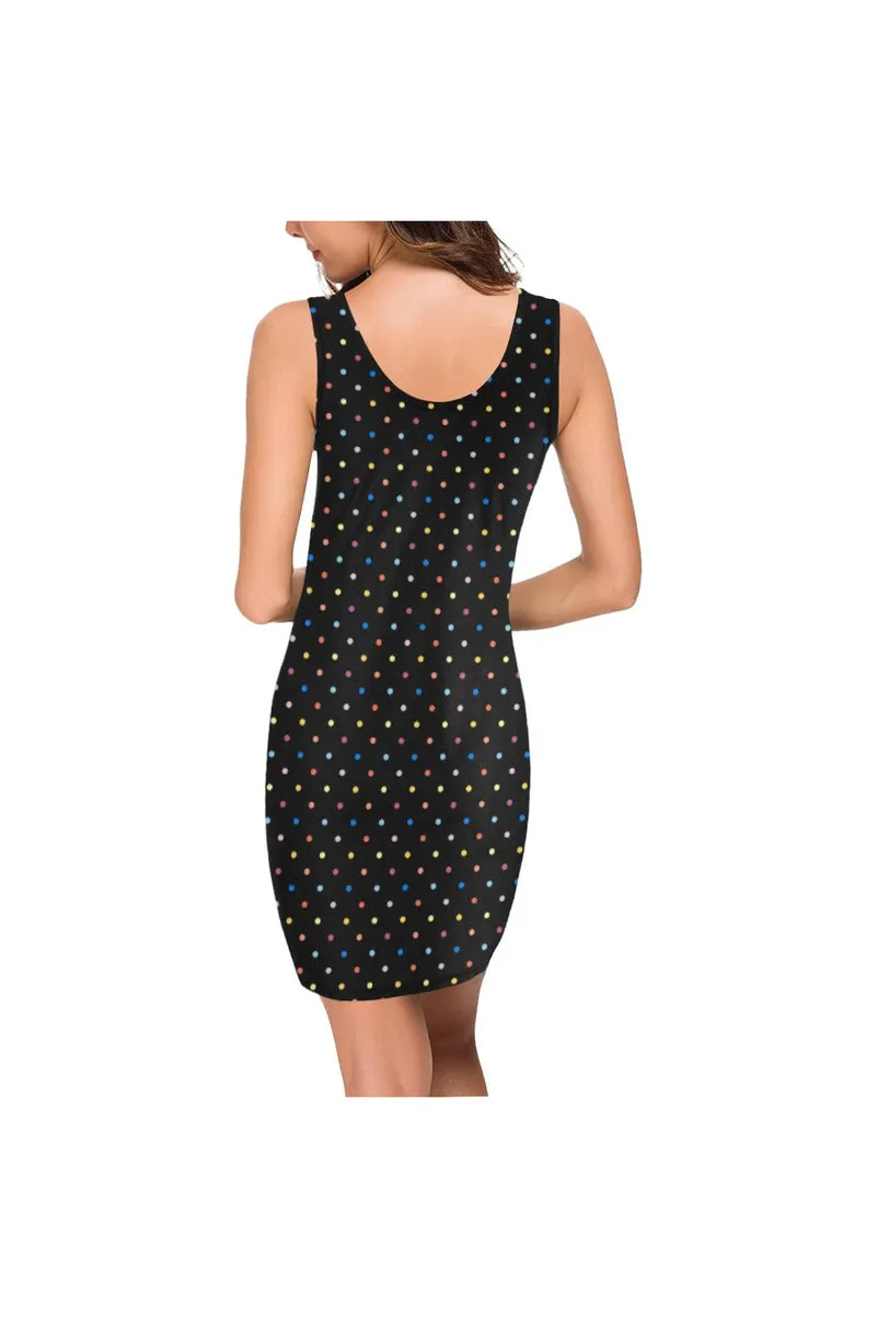 Colorful Polka Dots Medea Vest Dress (Model D06)