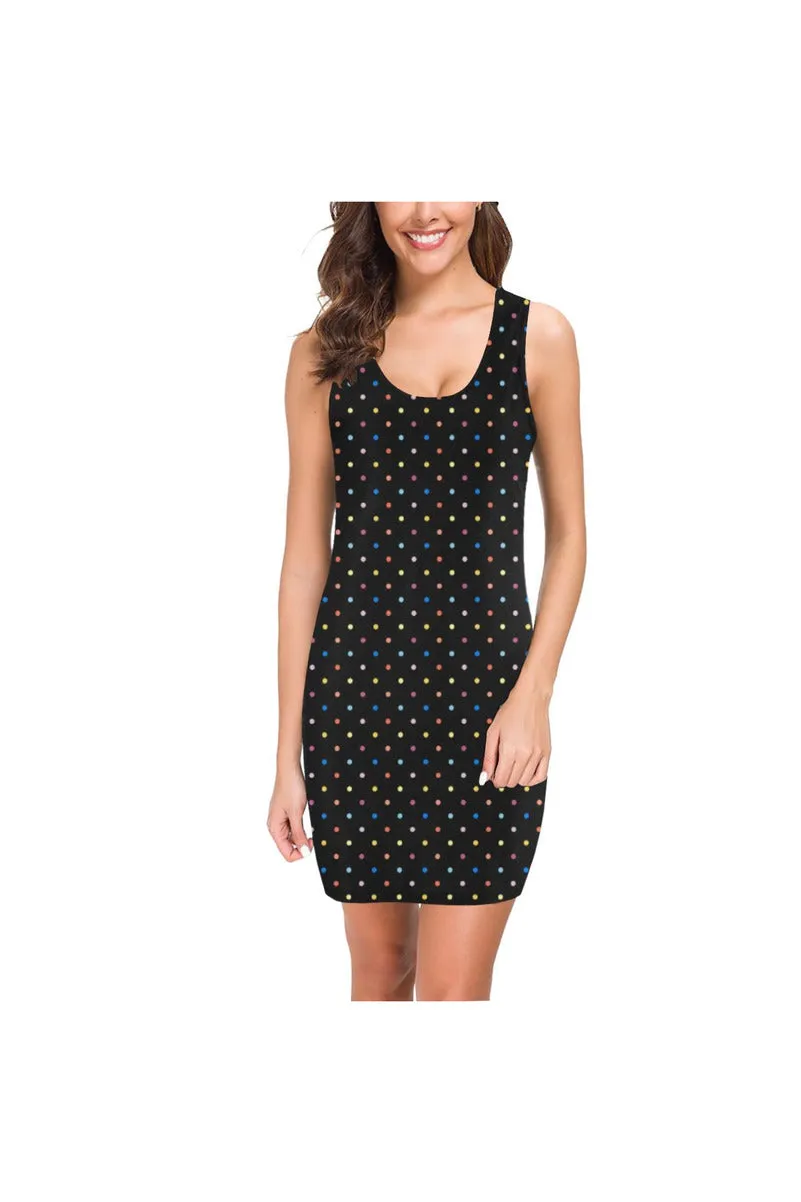 Colorful Polka Dots Medea Vest Dress (Model D06)