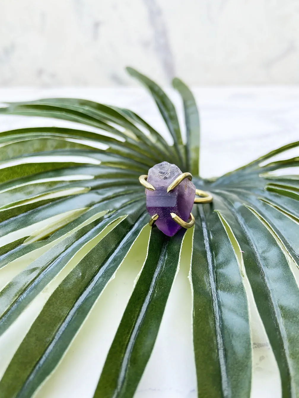 crush cocktail ring - amethyst