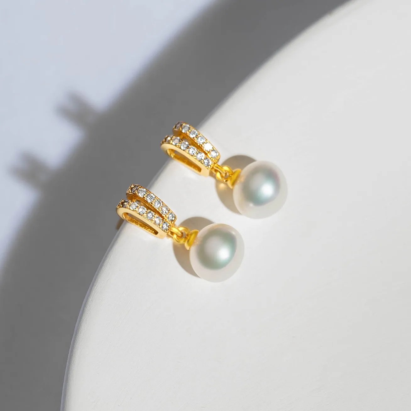 Elegant Freshwater Pearl Earrings WE00383