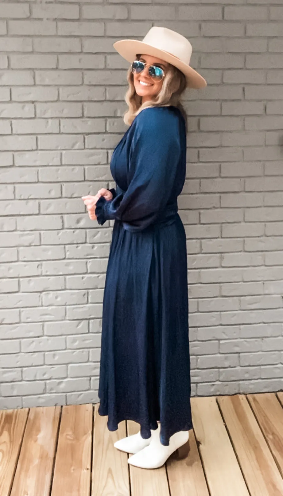 Fritz Satin Maxi Dress - Multiple Colors