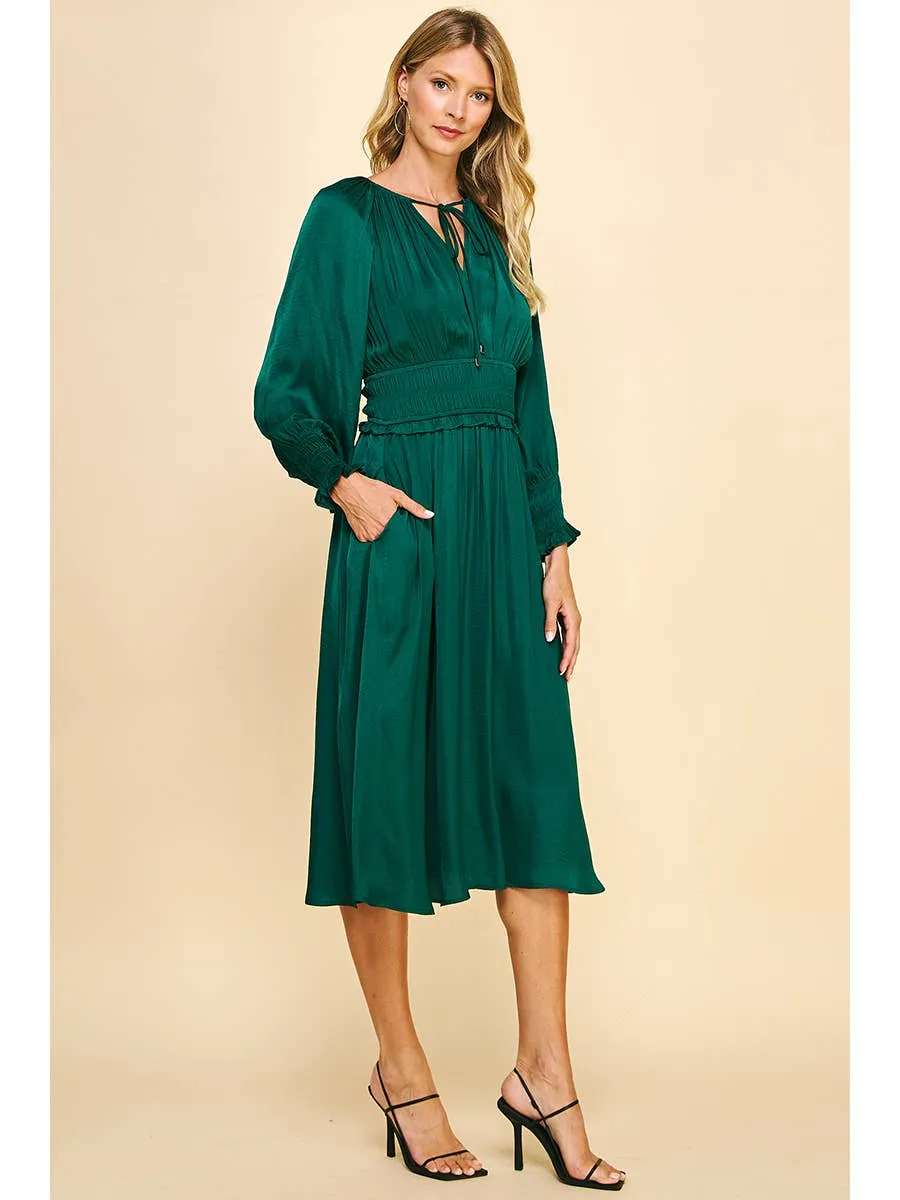 Fritz Satin Maxi Dress - Multiple Colors