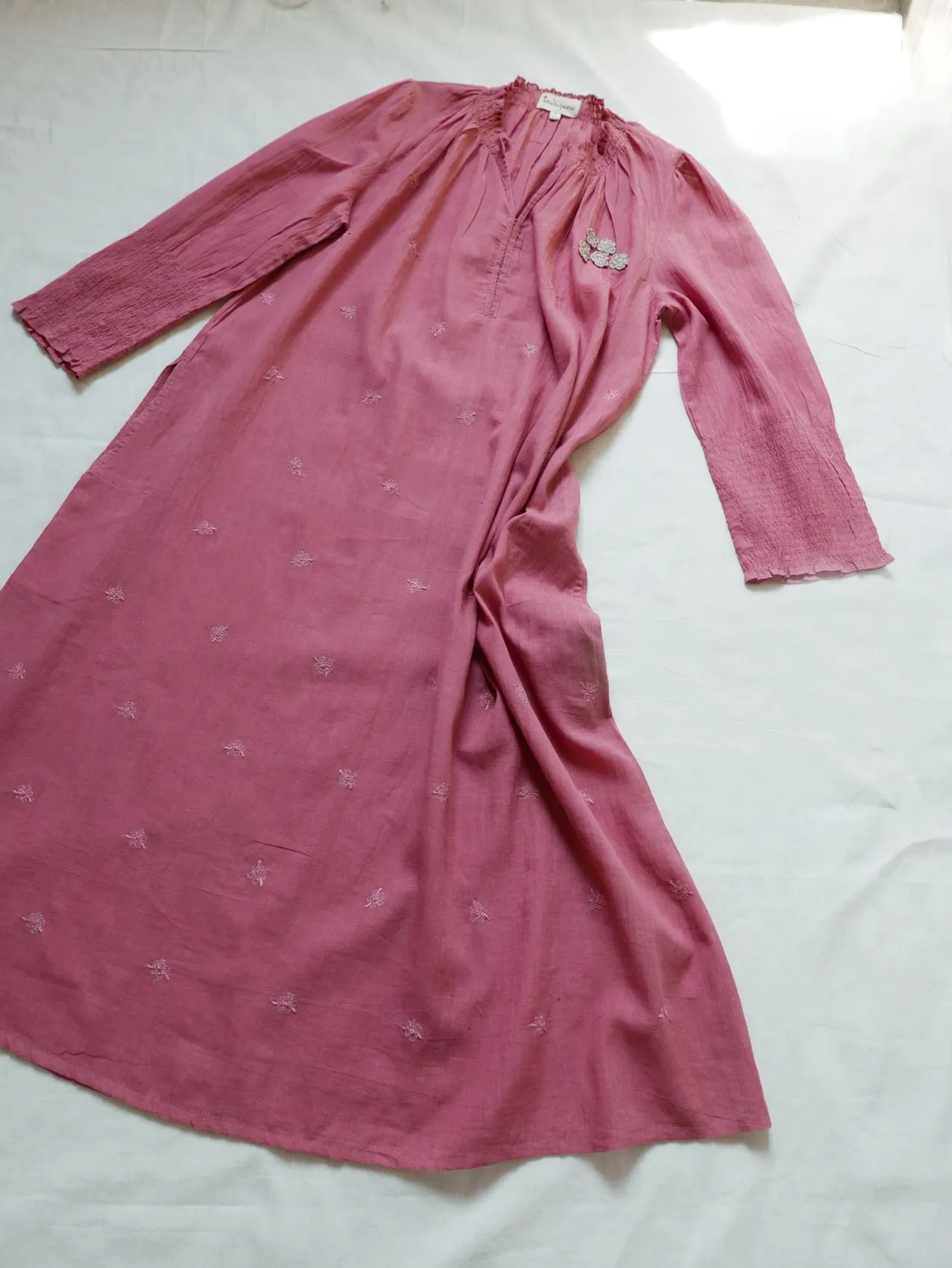 Geranium Dress w/ Halter Neck Chemise
