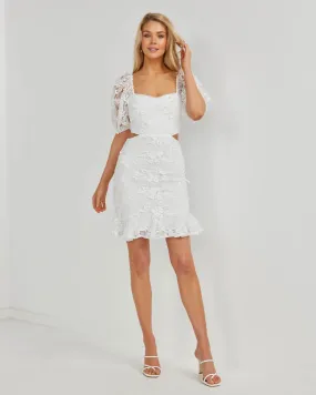 Gianna Dress-White