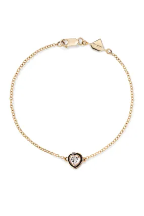 Heart Cocktail Bracelet - White Topaz