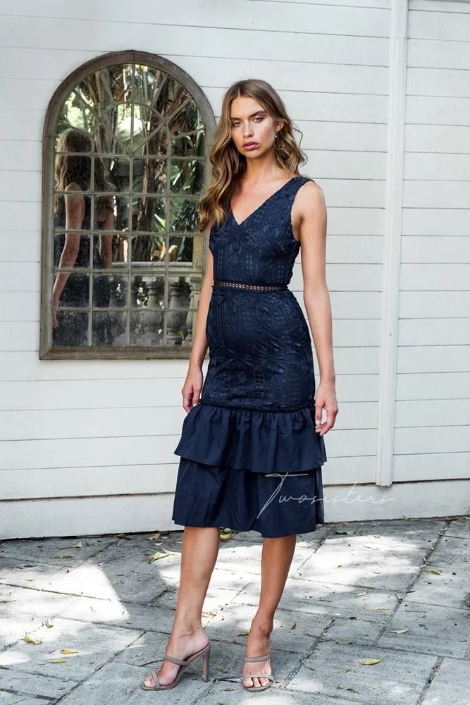 Izzy Dress - Navy