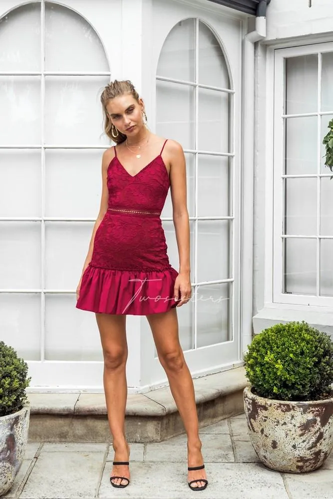 Jade Dress - Red