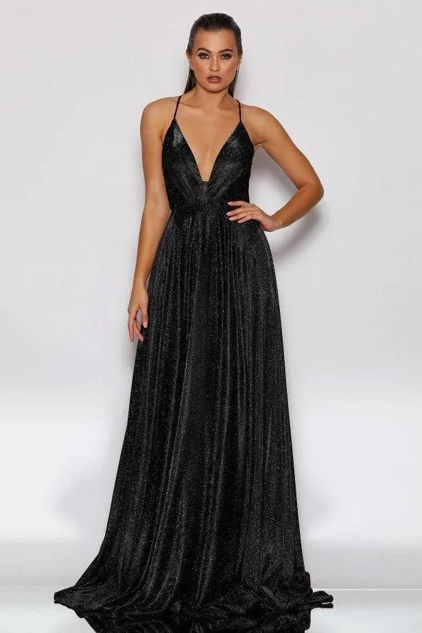 Jadore JX2106 Gown - Black