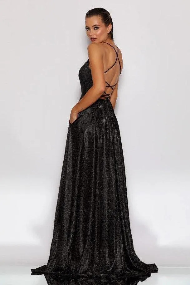 Jadore JX2106 Gown - Black