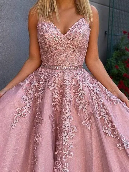 Lace Prom Dress, Evening Dress, Formal Dress, Graduation School Party Gown, PC0478