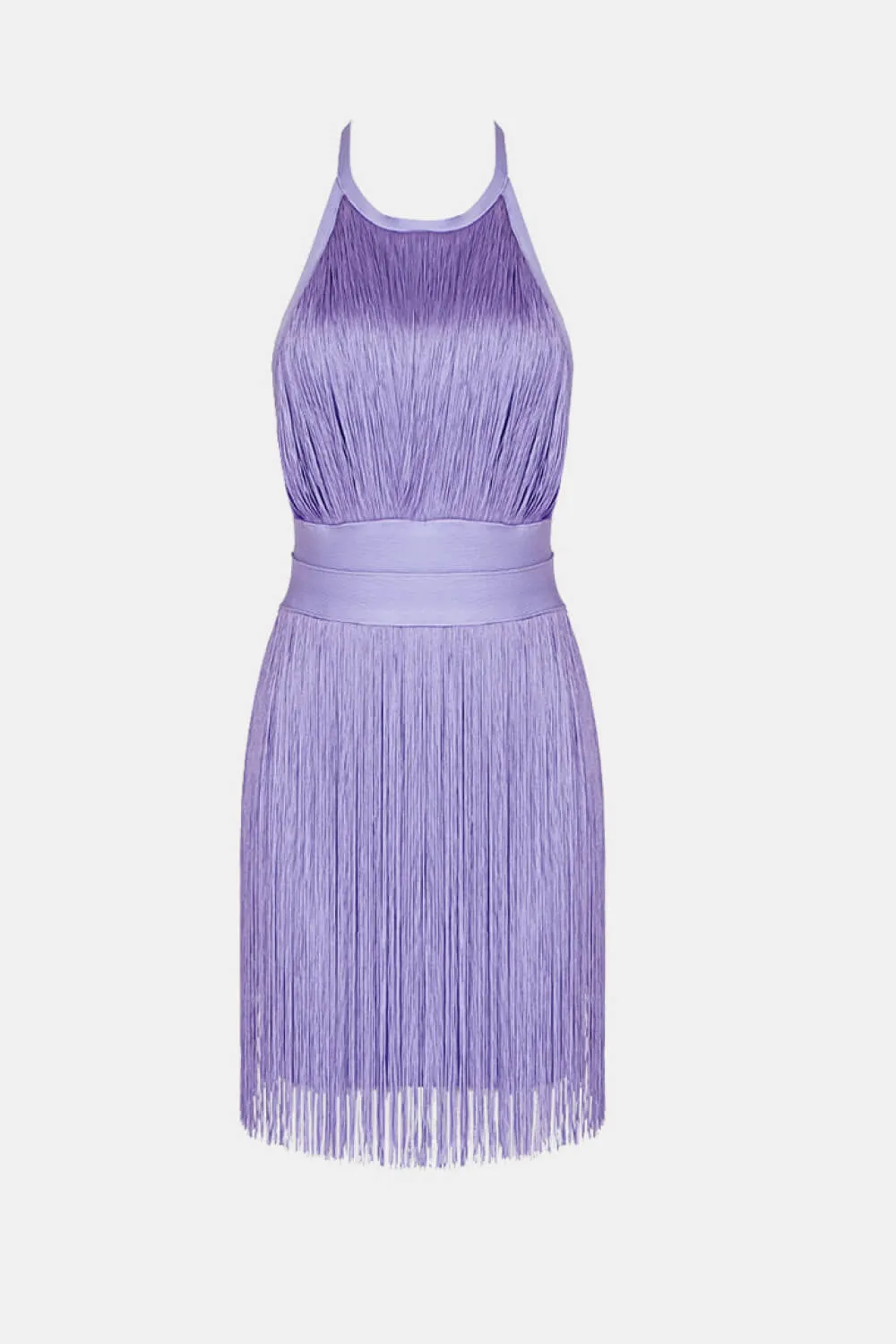 Lila fringe dress