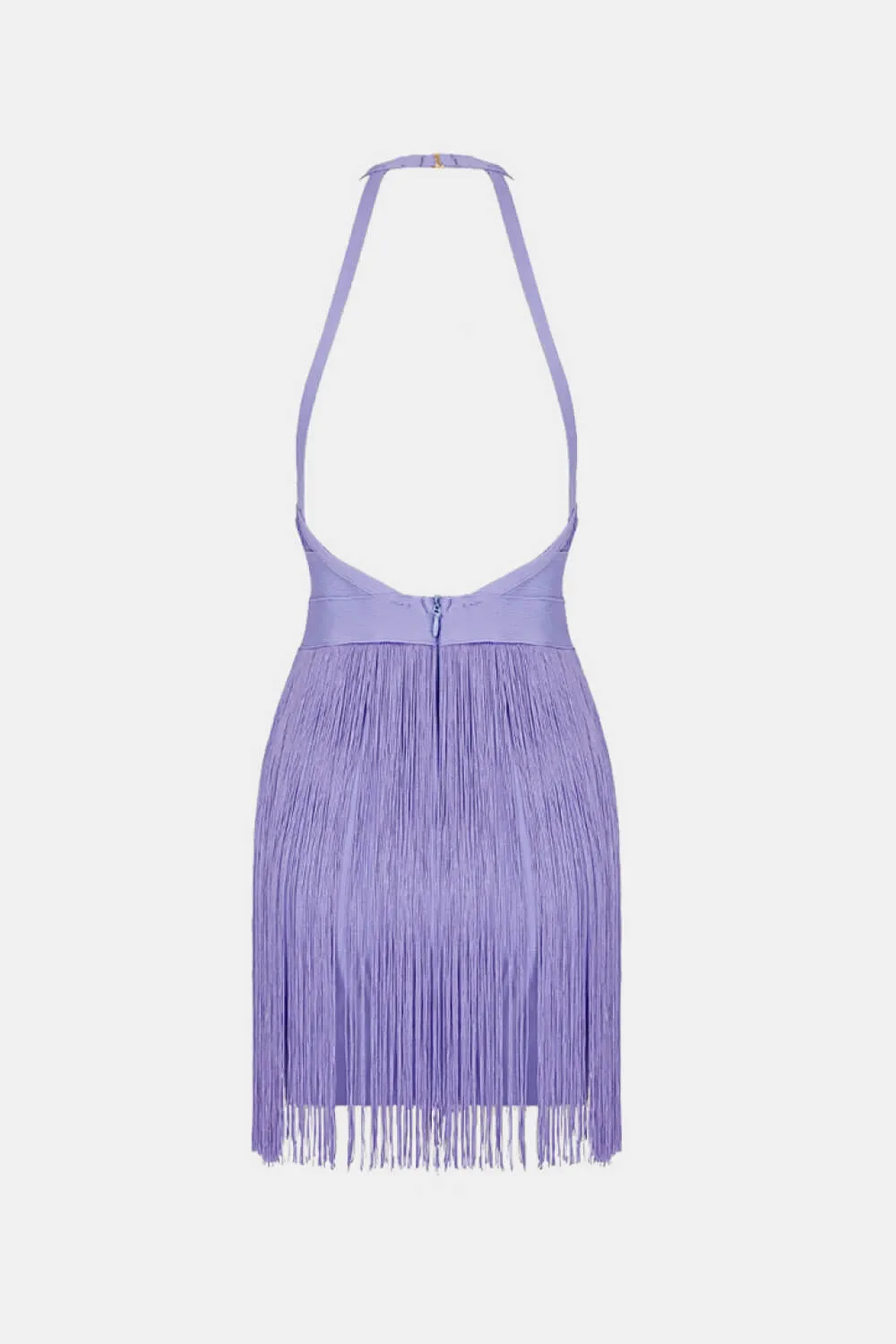 Lila fringe dress