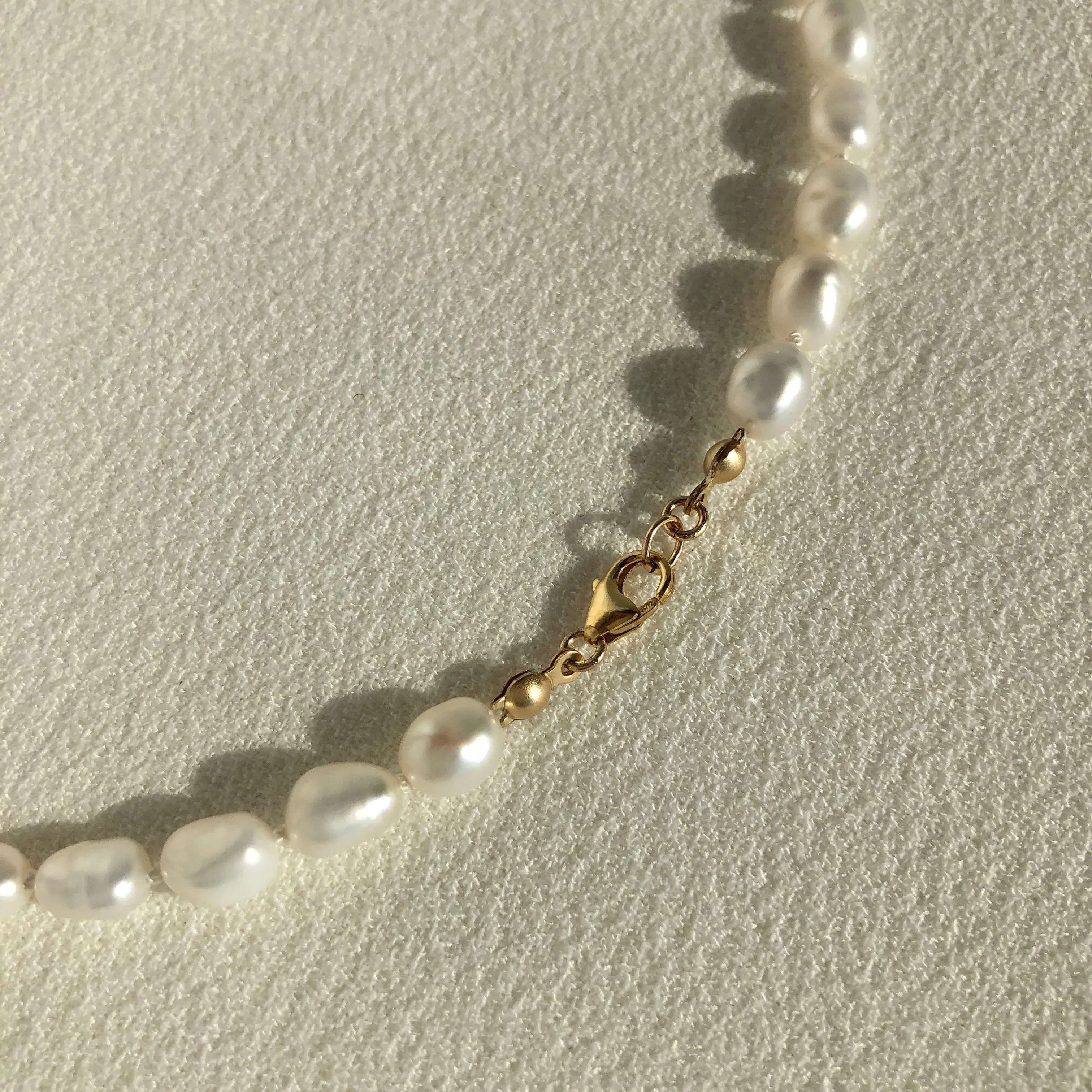 Pearl Necklace with Lobster Claw Clasp (new size added)