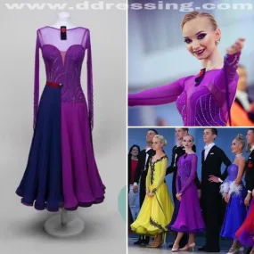 Purple EM Couture Ballroom Dress