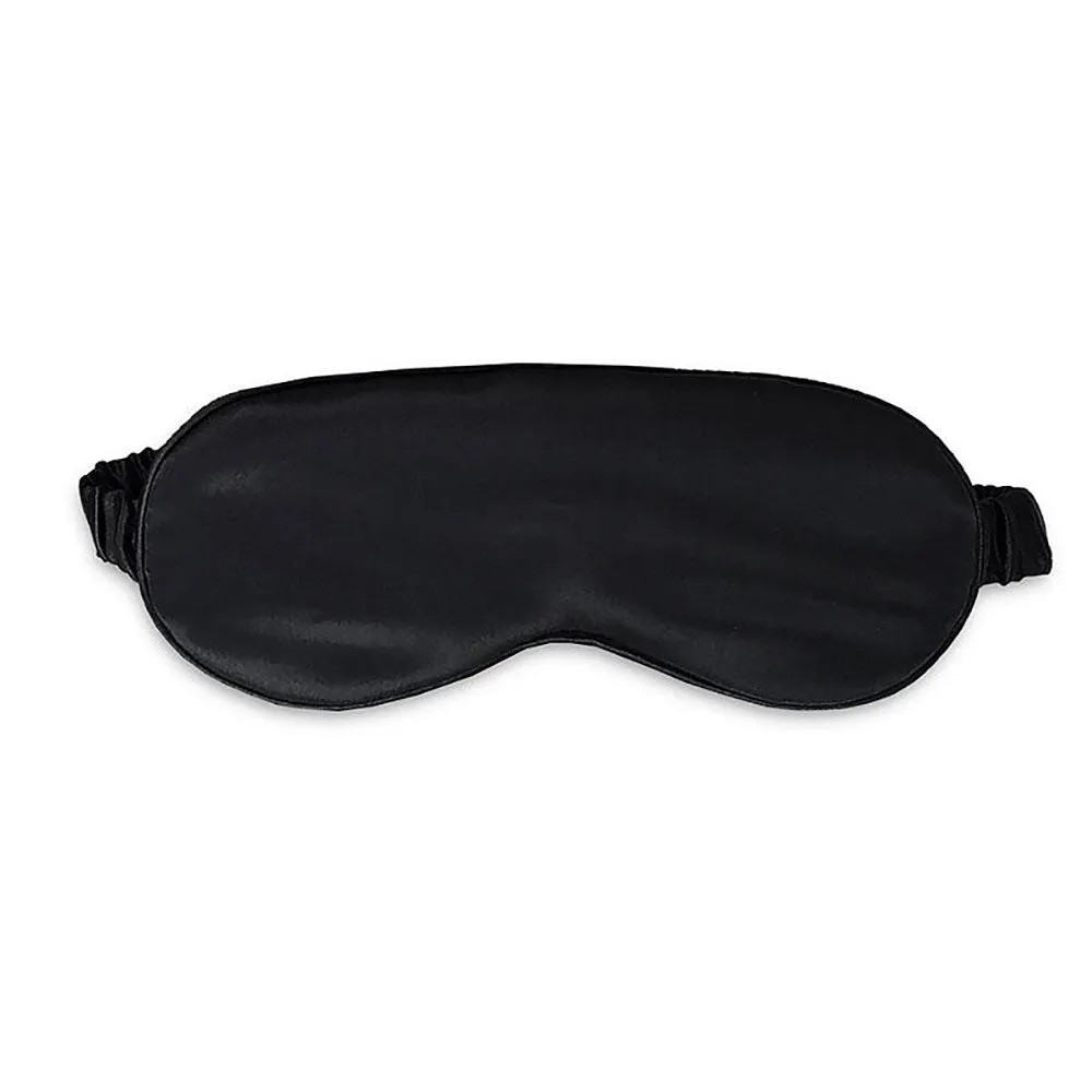 Slip Pure Silk Eye Mask Black