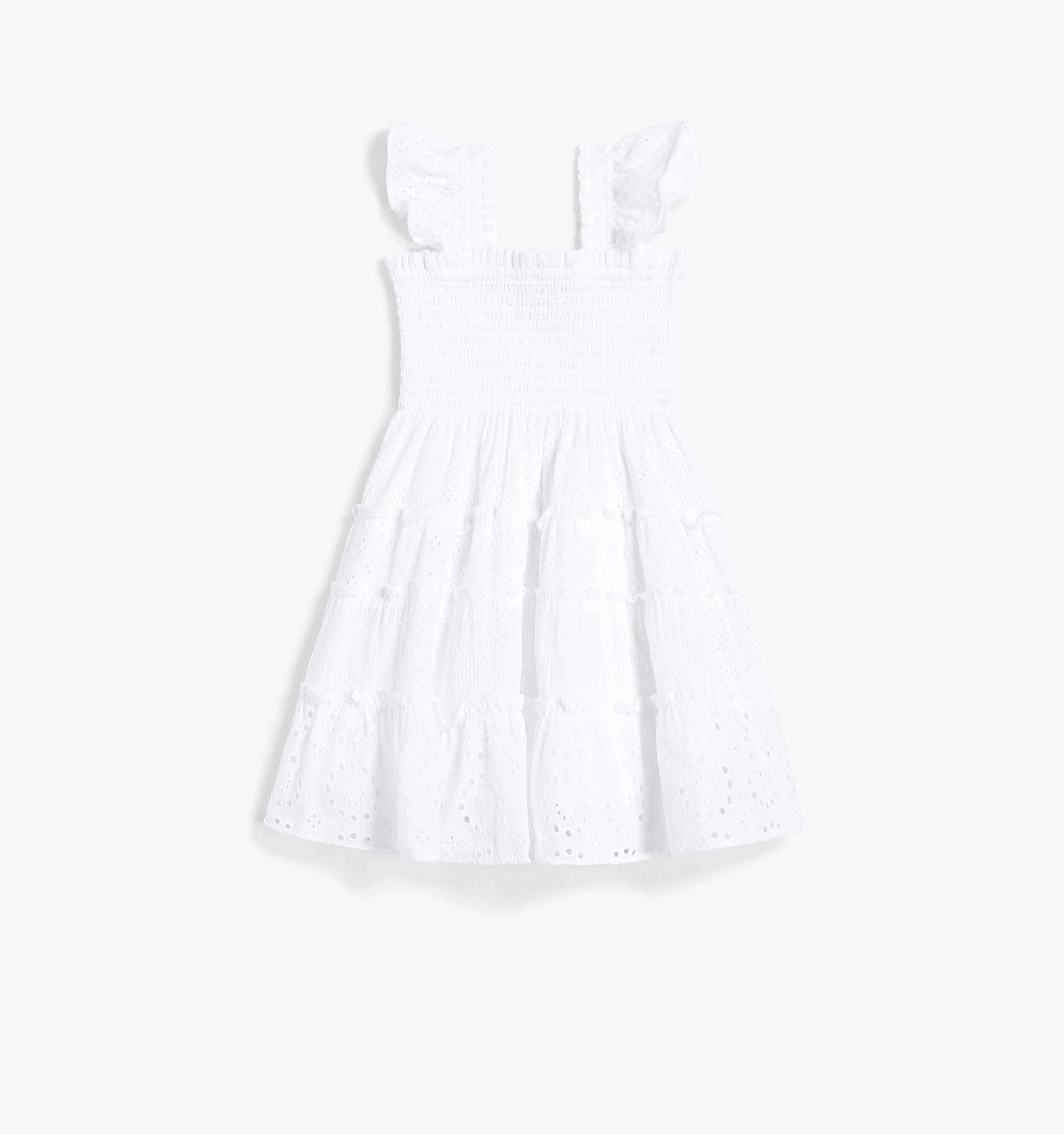 The Tiny Ellie Nap Dress - White Eyelet