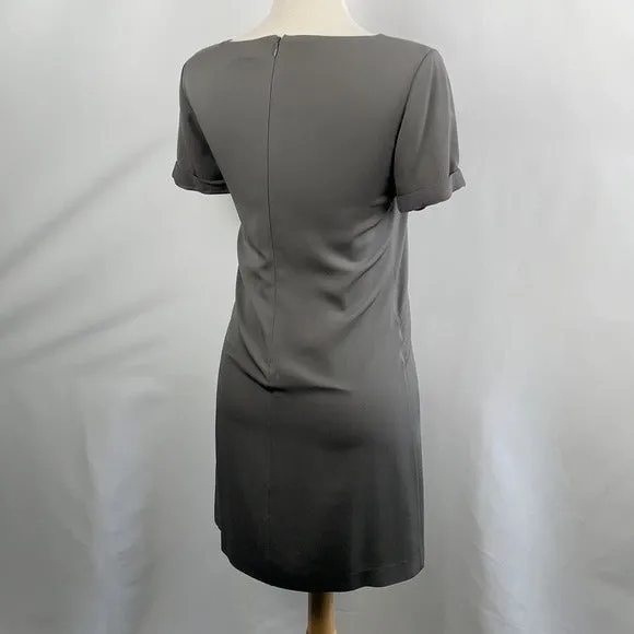 Theory Grey Silk Dress