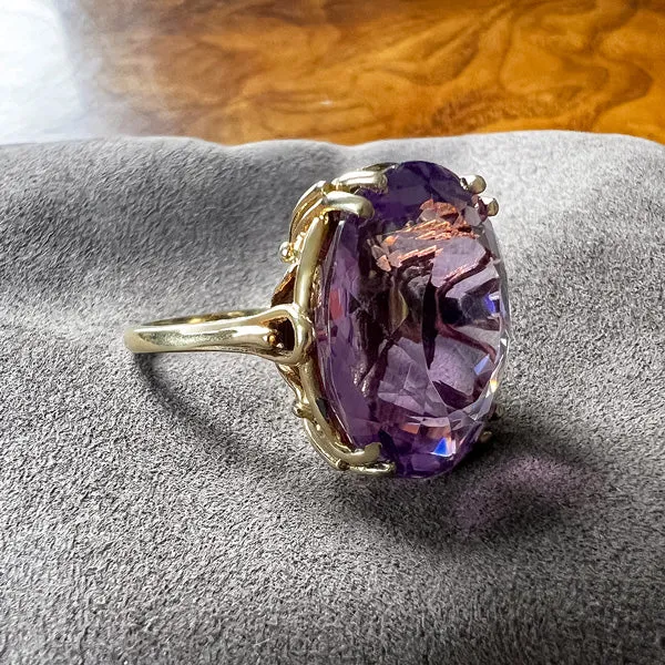 Vintage Amethyst Cocktail Ring