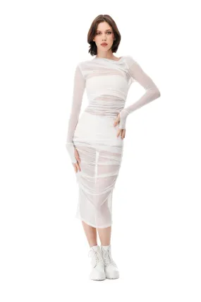 Viraya textured dress