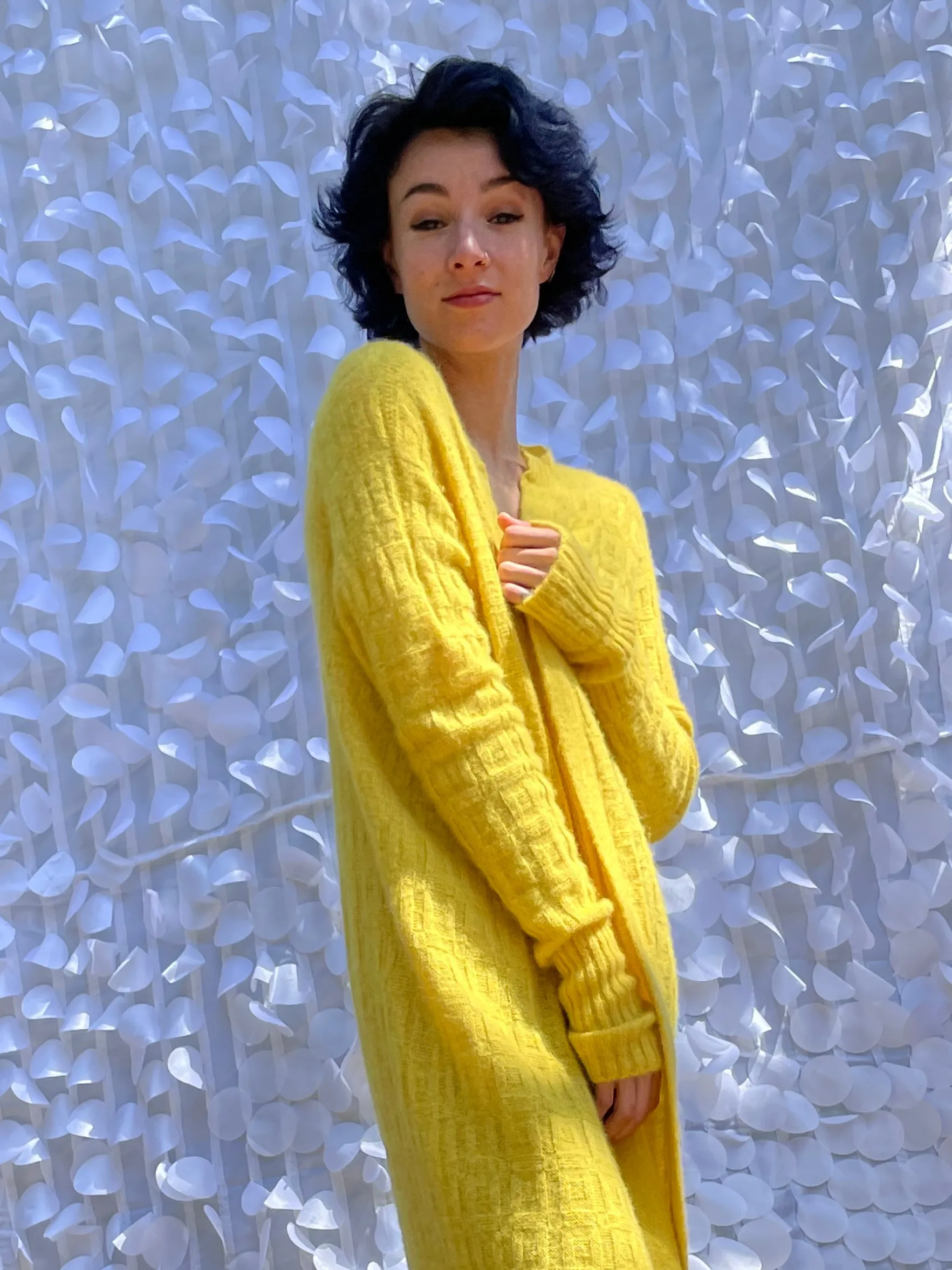 XLong Square Duster - Cashmere Yellow